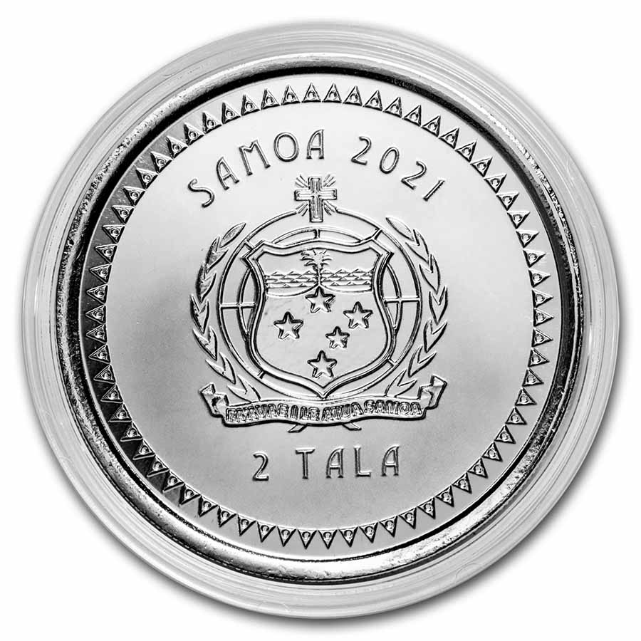 Buy 2021 Samoa 1 oz Silver 2 Tala Pacific Mermaid BU | APMEX