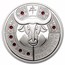 2021 Samoa 1 oz Silver Crystal Coin: The Year Of the Ox
