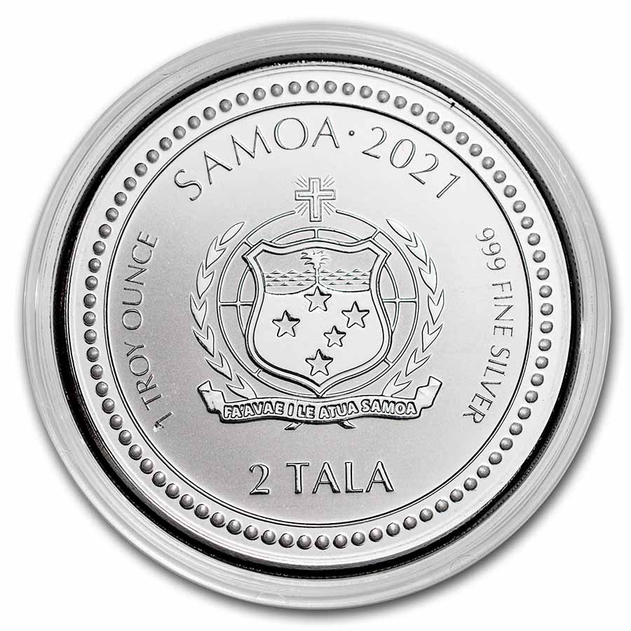 Buy 2021 Samoa 1 oz Silver Seahorse BU | APMEX