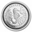 2021 Samoa 1 oz Silver Seahorse BU
