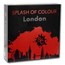 2021 Samoa 2 oz Silver Antique Splash of Color: London