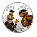 2021 Samoa 2 oz Silver Sesame Street: Bert & Ernie (Abrasions)