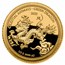 2021 Samoa 5-Coin Gold Feng Shui Celestial Animals Set