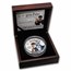 2021 Samoa 5 oz Silver Harry Potter: Patronus Glow In the Dark