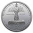 2021 Serbia 1 oz Proof Silver 100 Dinar Nikola Tesla: Free Energy