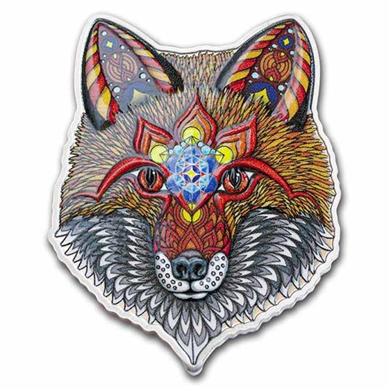 2021 SI 1 oz Silver $2 Spirit Animals by Phil Lewis: Electric Fox 2021 SI 1 oz Silver $2 Spirit Animals by Phil Lewis: Electric Fox