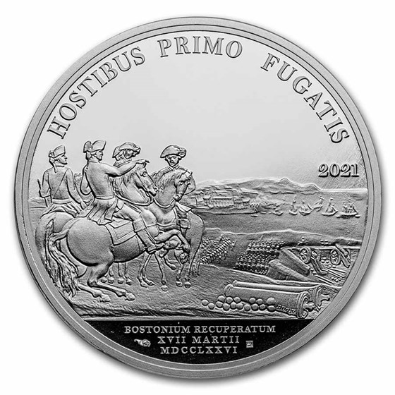 2021 Silver €10 Dates of Humanity: Washington Before Boston 2021 Silver €10 Dates of Humanity: Washington Before Boston