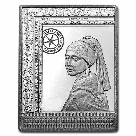 2021 Silver €50 The Girl with a Pearl Earring 2021 Silver €50 The Girl with a Pearl Earring