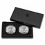 2021 Silver Eagle 2-Coin Designer Reverse Proof Set (w/Box & COA)