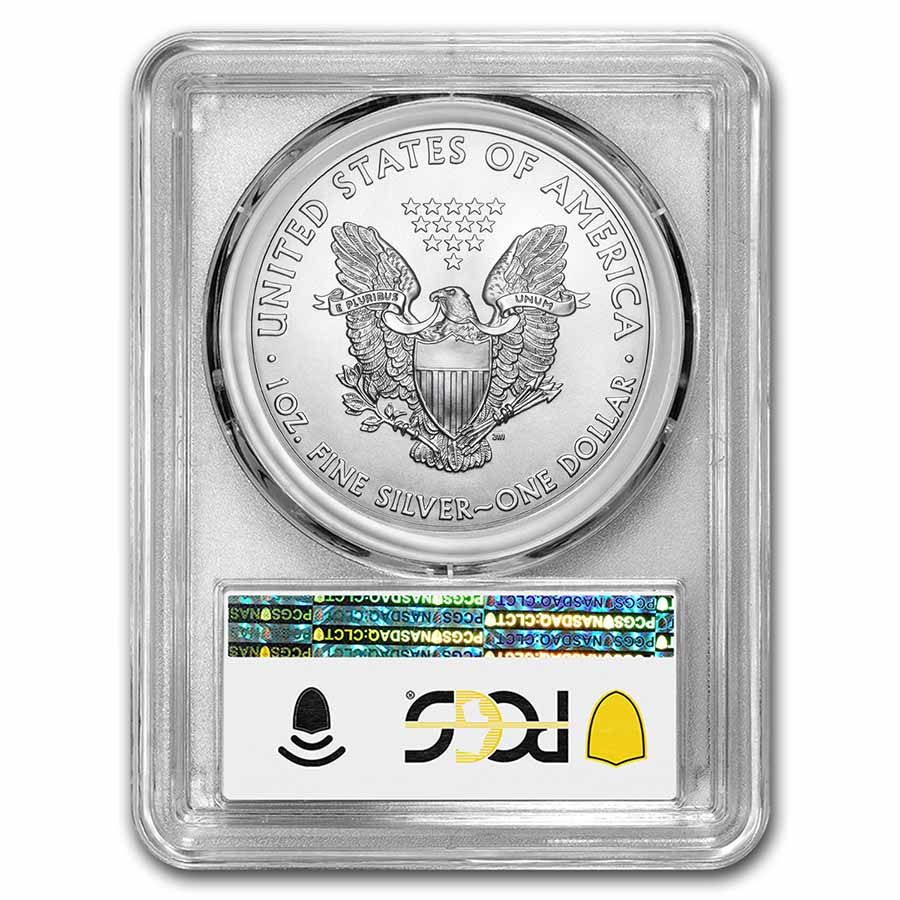 2021 Silver Eagle (Type 1) MS-70 PCGS (Last Day of