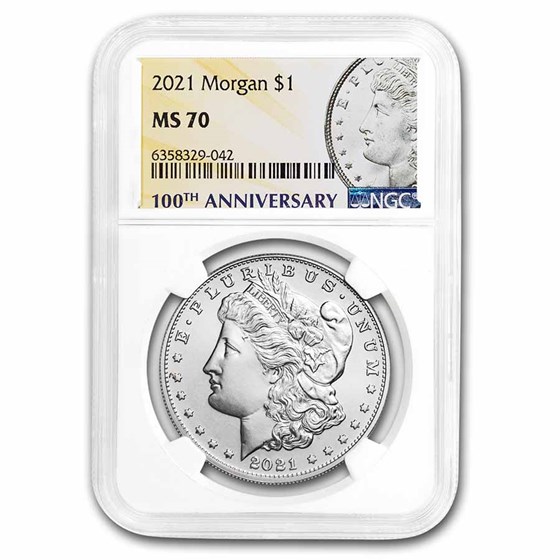 Buy 2021 Silver Dollar MS70 NGC APMEX