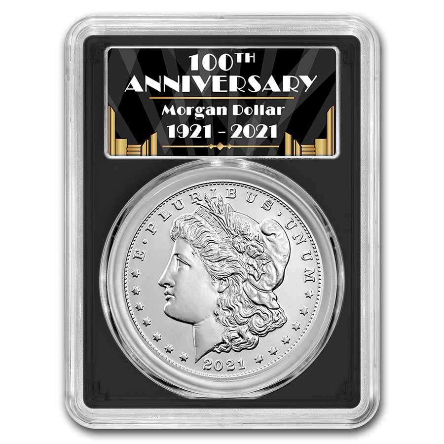 Buy 2025 Silver Dollar MS70 PCGS (FDI, Black) APMEX