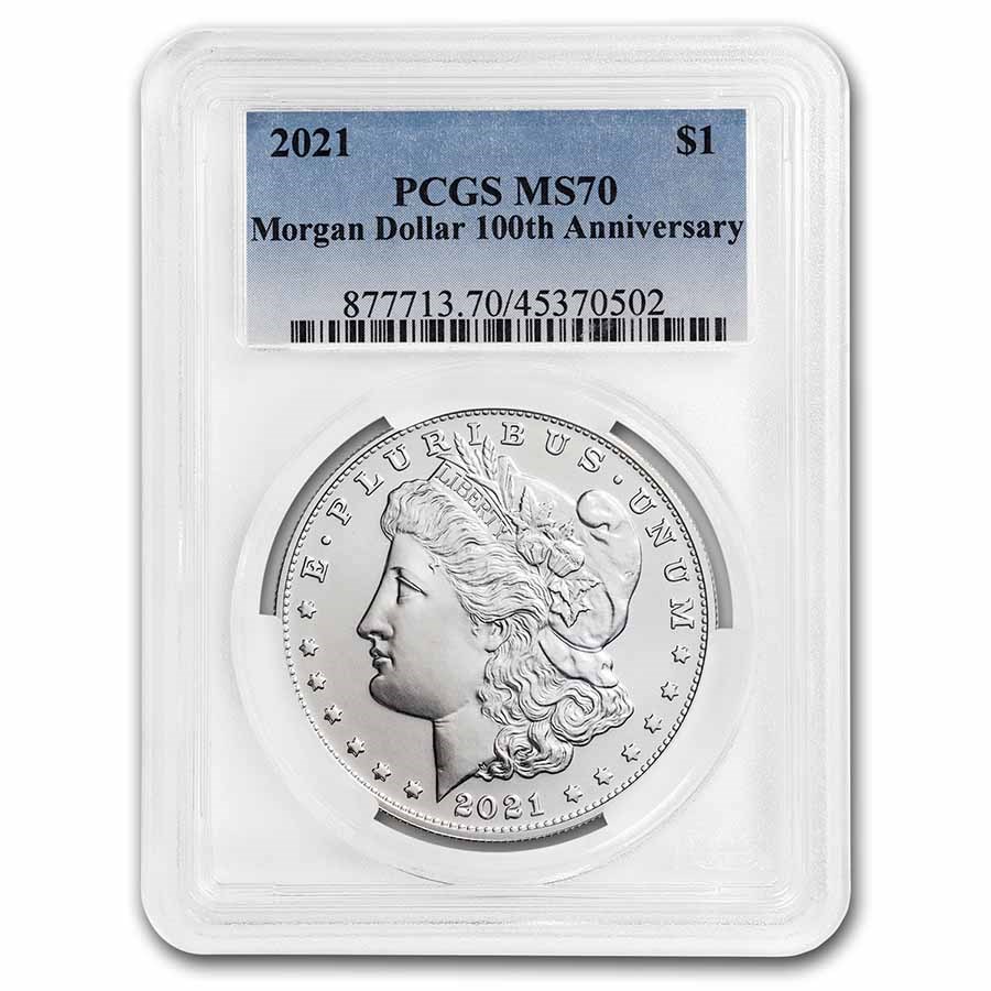 2021 Silver Morgan Dollar MS-70 PCGS