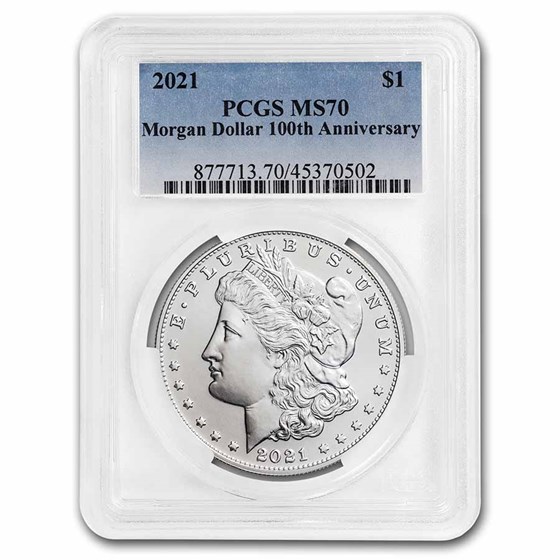 2021 Silver Morgan Dollar MS-70 PCGS 2021 Silver Morgan Dollar MS-70 PCGS