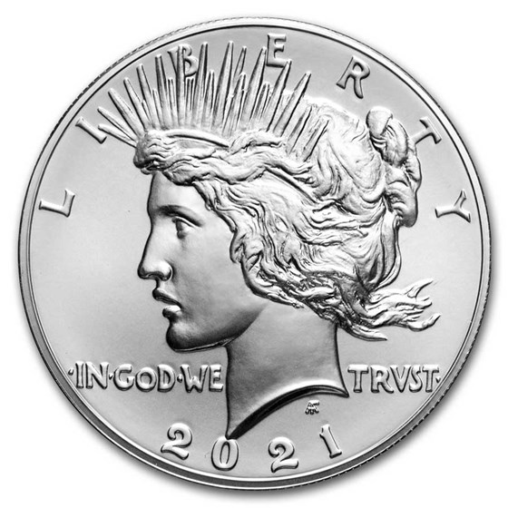 2021 Silver Peace Dollar (Capsule Only) 2021 Silver Peace Dollar (Capsule Only)