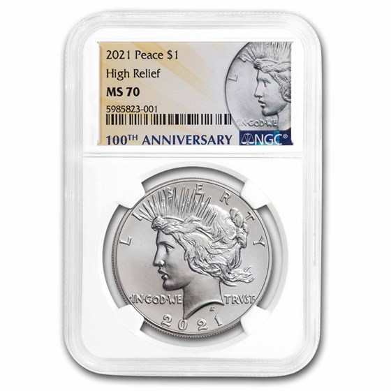 2021 Silver Peace Dollar MS-70 NGC 2021 Silver Peace Dollar MS-70 NGC