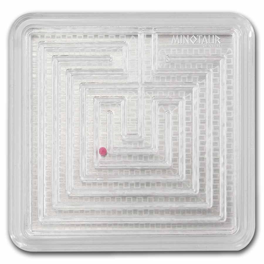 2021 Solomon Isl 1.5 oz Silver $4 Minotaur: Labyrinth of Crete