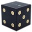 2021 Solomon Island 2 oz Silver $5 Dice Coin (w/ Box & COA)