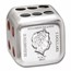 2021 Solomon Island 2 oz Silver $5 Dice Coin (w/ Box & COA)