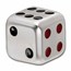 2021 Solomon Island 2 oz Silver $5 Dice Coin (w/ Box & COA)