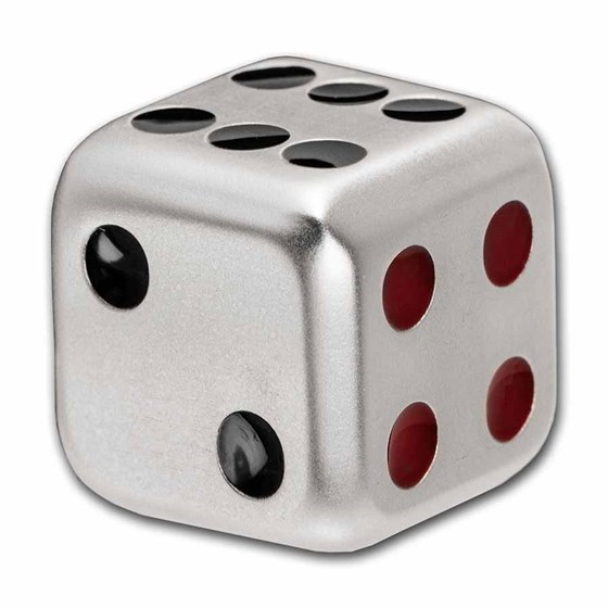 2021 Solomon Island 2 oz Silver $5 Dice Coin (w/ Box & COA) 2021 Solomon Island 2 oz Silver $5 Dice Coin (w/ Box & COA)