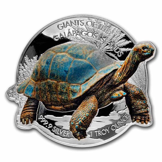 2021 Solomon Islands 1 oz Silver $2 Tortoise 2021 Solomon Islands 1 oz Silver $2 Tortoise