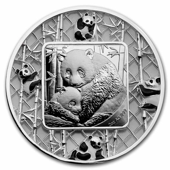 2021 Solomon Islands 2 oz Silver Filigree Panda 2021 Solomon Islands 2 oz Silver Filigree Panda