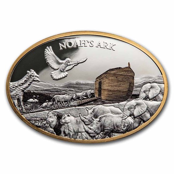 2021 Solomon Islands 3 oz Silver Noah's Ark 2021 Solomon Islands 3 oz Silver Noah's Ark