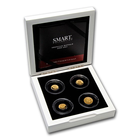 2021 Solomon Islands 4-Coin Smart Collection American Buffalo Set 2021 Solomon Islands 4-Coin Smart Collection American Buffalo Set