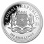 2021 Somalia 1 oz Silver African Wildlife Leopard BU