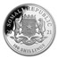 2021 Somalia 1 oz Silver Elephant BU