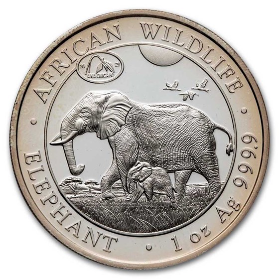 2021 Somalia 1 oz Silver Elephant (Chicago ANA Privy Mark) 2021 Somalia 1 oz Silver Elephant (Chicago ANA Privy Mark)