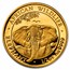 2021 Somalia 4-Coin Gold African Wildlife Elephant Prestige Set