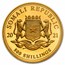 2021 Somalia 4-Coin Gold African Wildlife Elephant Prestige Set