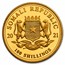 2021 Somalia 4-Coin Gold African Wildlife Elephant Prestige Set