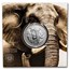 2021 South Africa 1 oz Silver Big Five Elephant BU