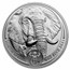 2021 South Africa 1 oz Silver Big Five Elephant BU