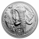 2021 South Africa 1 oz Silver Big Five Elephant BU