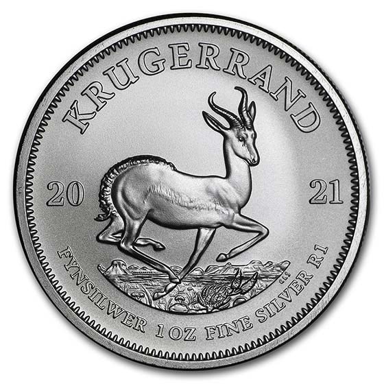 Buy 2025 South Africa 1 oz Silver Krugerrand BU APMEX