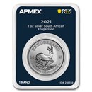 2021 South Africa 1 oz Silver Krugerrand (MD® Premier + PCGS FS) 2021 South Africa 1 oz Silver Krugerrand (MD® Premier + PCGS FS)