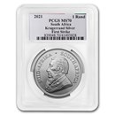 2021 South Africa 1 oz Silver Krugerrand MS-70 PCGS (FS) 2021 South Africa 1 oz Silver Krugerrand MS-70 PCGS (FS)