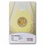 2021 South Korea 1/10 oz Gold ZI:SIN Taurus BU (in Assay Card)