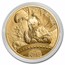 2021 South Korea 1 oz Gold 1 Clay Chiwoo Cheonwang BU