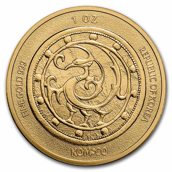 2021 South Korea 1 oz Gold Crown BU 2021 South Korea 1 oz Gold Crown BU