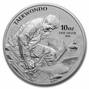 2021 South Korea 10 oz Silver K-Series Taekwondo BU