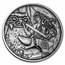 2021 South Korea 10 oz Silver ZI:SIN Taurus Antique