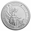 2021 St. Helena 1 oz Silver £1 Napoleon Angel BU