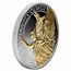 2021 St. Helena 1 oz Silver £1 Queen Virtues Victory Prf (Gilded)