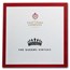 2021 St. Helena 1 oz Silver £1 Queen's Virtues Victory Proof