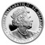 2021 St. Helena 1 oz Silver £1 Queen's Virtues Victory Proof